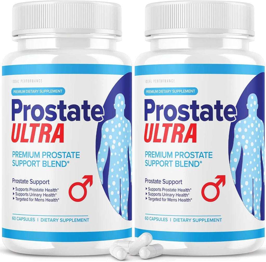 (2 Pack) Prostate Ultra Supplements for Men Prostate Health Formula (120 קפסולות)