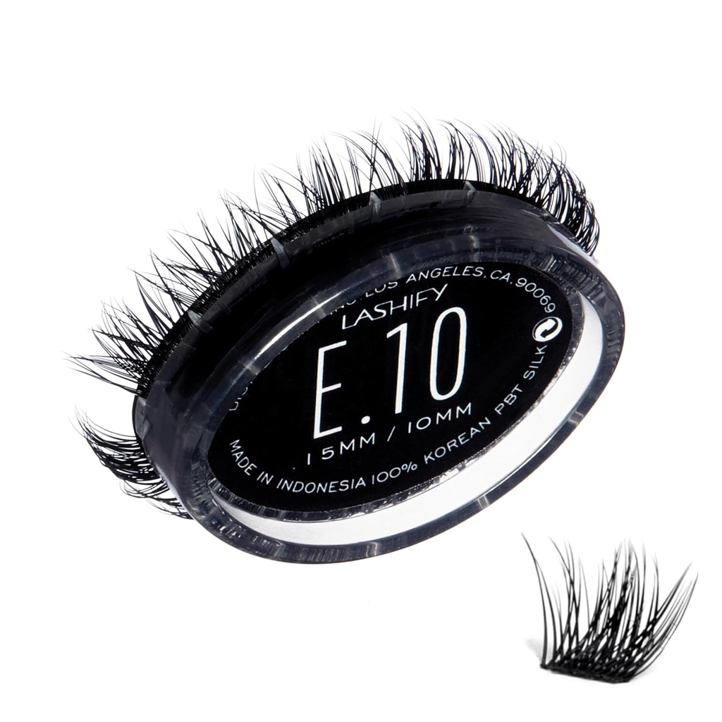 Lashify Extreme 10mm Gossamer Eyelashs Refill, Black, Easy False Lashes to Add Tremendous Volume