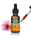 Herb Pharm אורגני מהיר Immune Boost: Fast-Absorbing Tincture for Adults, Echinacea Tincture with Goldenseal, ג'ינג'ר & Elderberry, Immune Support Supplement & Wellness Aid, 1 Oz