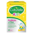 Culturelle Kids Probiotic + סיבים Packets (Ages 3) - 24 Count - תמיכה בבריאות העיכול & Immune - מסייע לשחזר סדירות (Packaging עשוי להשתנות)