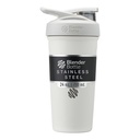 בלנדר בוטל סטרדה Shaker Cup Insulated Stainless Steel Water Bottle with Wire Whisk, 24Ounce, White