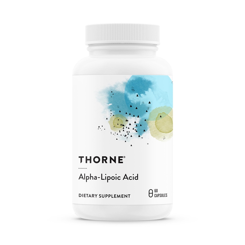 THORNE - Alpha-Lipoic Acid - 300 מ"ג - תוספת של Liver Detox, Antioxidant Support, Nerve Health & Mental Sharpness * - 60 משרתים