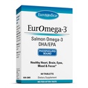 EuroMedica EurOmega-3 - תוספת תזונתית עם EPA & DHA - אומגה 3 טבליות עבור Brain & Heart Health תמיכה - תוספת תזונתית עם חומצות שומן חיוני ופפטידים - 60 טבליות