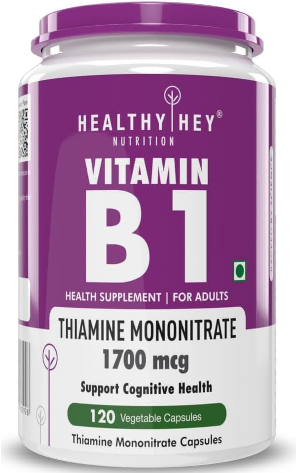 ויטמין B1 Thiamine -120 Veg כמוסות