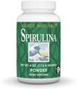 מקורות טבעיים Spirulina - עבור תמיכה במערכת החיסון - 4 oz אבקת