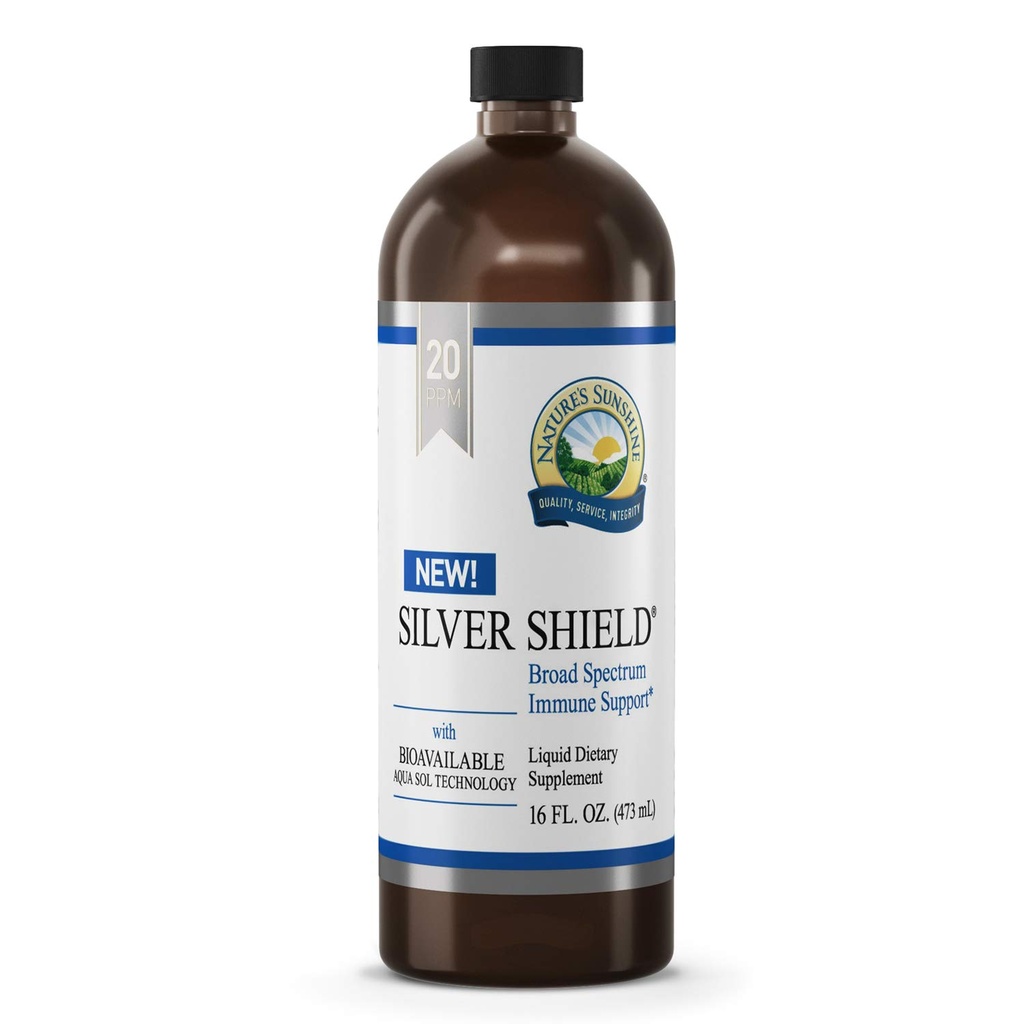 סולי מים של הטבע, 16 Fl Oz | Colloidal Silver Liquid with Aqua Sol Technology מספק תמיכה והגנה על החיסון
