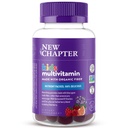 New Chapter Kids Multivitamin Gummies - 65% פחות סוכר, ויטמינים מסטיק לילדים עם ויטמין C, D3 & Zinc, non-GMO, Gluten Free, Bri-Citrus, 60ct