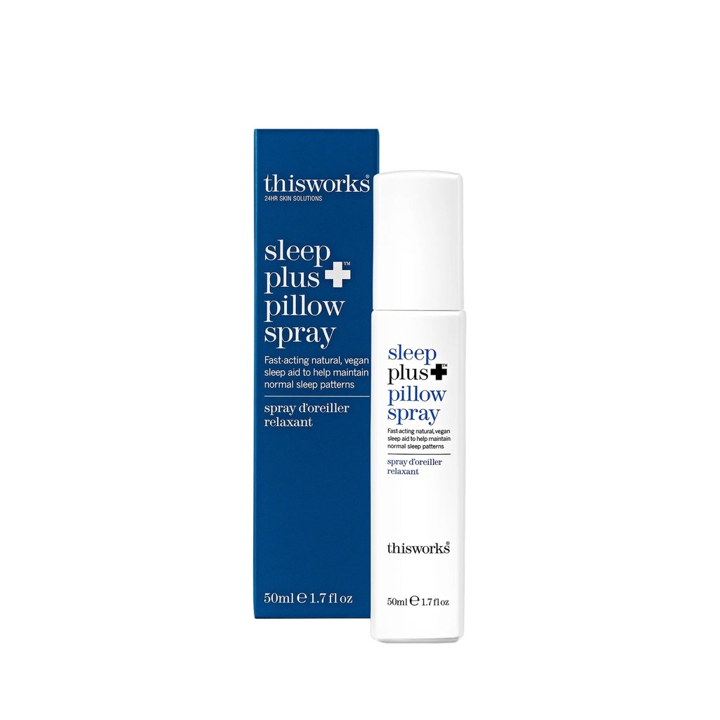 זה עובד שינה פלוס Pillow Spray, 50 מ"ל - תנועה-Activated Sleep Spray infused with Lavender, Camomile and Vetivert - מדע-Backed Pillow Spray תוכנן כדי למנוע שינה ללא מנוחה