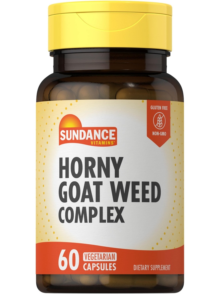 Sundance Horyt Weed Complex | 60 קפסולות | עם Maca, Tribulus Terrestris ו- L-Arginine | Vegetarian, non-GMO & Gluten Free