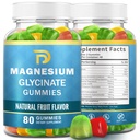 (2 Packs) Magnesium Glycinate חניכיים למבוגרים וילדים, Magnesium Malate ללעוס 400 מ"ג,