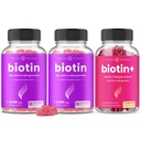 NutraChamps Complete Biotin Bundle לשיער, Skin & Nails. 2 Pack Biotin & Biotin+