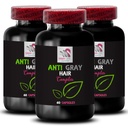 קפסולת שיער אפור - ANTI G HAIR COMPLEX - צבע Vibrant, פתרון שיער אפור, צבע reawakening, גוון טבעי, שיער פיגמנט תחייה, גוון טרי, שיער אפור תומך 3 בקבוקים 180 קפסולות