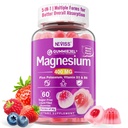 Magnesium Gummies 400 מ"ג | 5in-1 Magnesium Complex for Women & Men: Mag Glycinate, Citrate, Malate, Chloride & Turate | w/Ashwagandha, D3 & Zinc forlaxtion, Mood, Energy | Sugar-Free, 60Cts