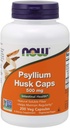 Now Psyllium Husk 500 מ"ג, 200 קפסולות (Pack of 3)