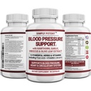 תוספי תמיכה בלחץ דם - לב בריא, כולסטרול, Cardio, Hypertension, גבוה BP - 13 ויטמין & Herbs - Folic Acid, ויטמינים C B6 & B12, הותרן Leaf Garlic Hibiscus, 90 קפסולת