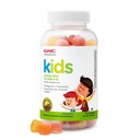 GNC מיילstones Kids DHA חניכיים, ילדים בגילאי 2-12, אומגה 3, פונקציית עיניים ותפקוד המוח ופיתוח, ויטמין A & D, שיניים בריאות ועצמות, Gluten Free, No artificial Flavors, Raspberry לימון, 120 מסטיקנים