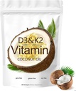 2-in-1 ויטמין D3 K2 Softgel, 10000 IU VIT D3 + 200 MCG ויטמין K2 (180 Pcs)