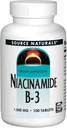 מקור Naturals Niacinamide 1500mg, 100 Tabs (2 Pack)