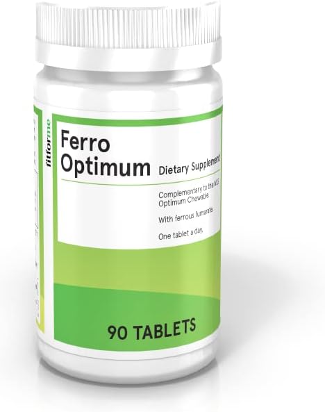 FitForMe Bariatric Multivitamins Iron תוסף לאחר גניבת Gastric - One a Day Ferro Optimum Tablet - 90 ימים אספקה של ברזל פרייזר (Iron Booster for Optimum Chewable)
