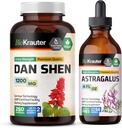 BIO KRAUTER דן שן 250 קפסולות & Astragalus Tincture 4 Fl. Oz.