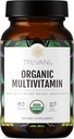 Truvani Daily Organic Multivitamin תוסף - טבעוני, Non GMO Tablet עם Iron & Biotin - חלב, סויה, וגלוטן חינם - 30 יום אספקה (90 טבליות)
