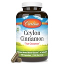 קרלסון - Ceylon Cinnamon Supplements, 500 מ"ג, Cinnamon Extract Pills, Ceylon Cinnamon קפסולות, 180 קפסולות