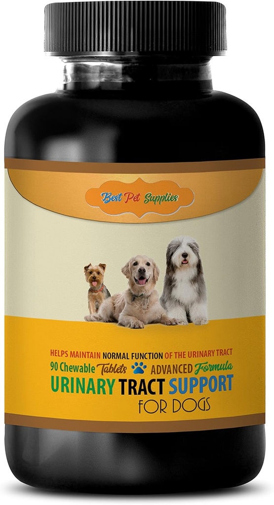 תמיכה מהירה לכלבים - כלבים Urinary Tract תמיכה - לשמור על תפקוד בריאות - CHEWABLE - uva Ursi לכלבים - תוספי כלבים וויטמינים - ויטמינים לכלבים ורב ויטמין - 90 טיפולים (1בק)