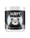 תת-קרקעית Bio LabsTM PandaPS - Sleepy 2.0 Natural Sleep Aid Formula: 5 מ"ג מלטונין, 300 מ"ג GABA, Chamomile Extract (Honey Lemon Tea) 30 משרתים
