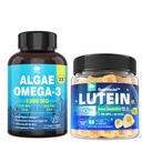 סוכר חינם Lutein 20mg 40mg +Vegan אומגה 3 DHA EPA