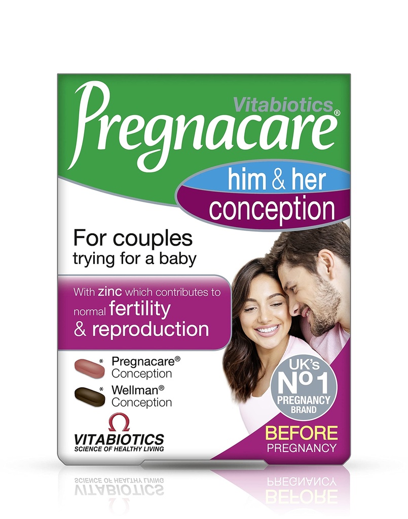 Vitabiotics - Pregnacare - His & Her Conception - 2x30 Tablet