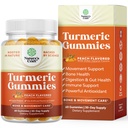 Turmeric Curcumin Immune תומך חניכיים - Immune Booster Turmeric Gummies עבור תמיכה משותפת ו מתקדם Skin Care - עם תוסף Black Pepper Joint Gummy ויטמינים עם אבקת Curcumin