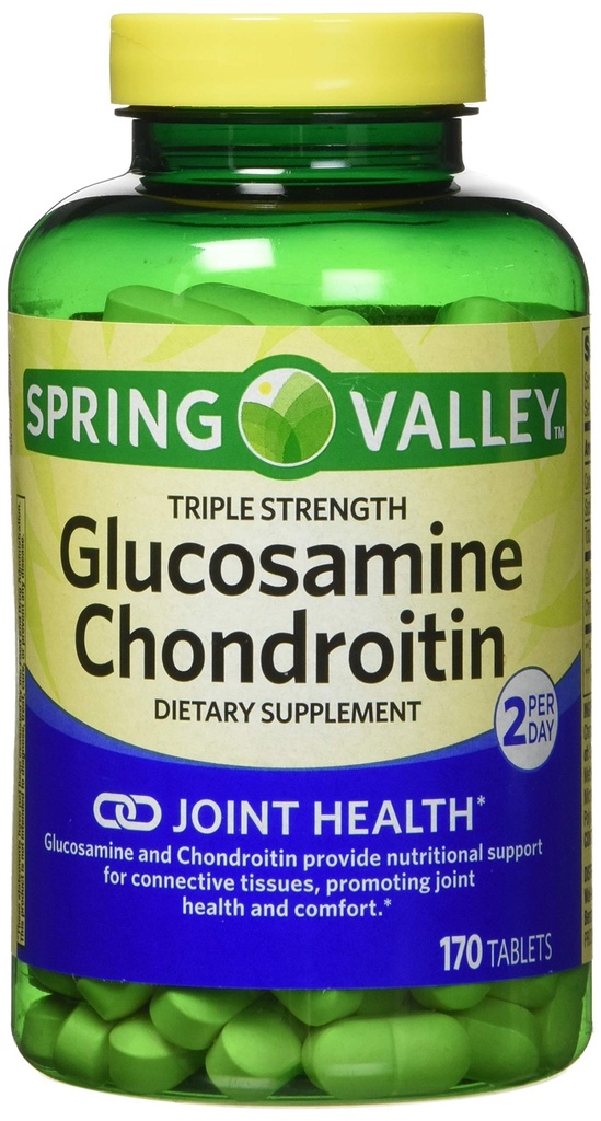 עמק האביב - Glucosamine Chondroitin, 340 טבליות, Twin Pack