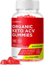 אורגני Keto ACV Gummies - Gluten-Free Apple Cider Vinegar תוסף לנשים (1000MG)