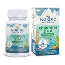 Nordic Naturals Children's DHA Vegetarian - Kids DHA-3 תוסף - אלגה שמן - ברי לימונדה מיני צ'ואנס - פורמולה המבוססת על צמחים במשך 3 - 120 גלס רך - 40 משרתים