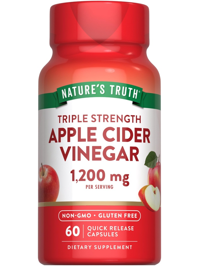 האמת של הטבע Apple Cider Vinegar קפסולות
