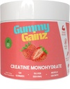 Creatine Monohydrate Gummies שריר בונה מקבל Faster Recovery 5000 מ"ג עבור גברים ונשים Boost Energy Pre-Workout Chewables תוסף 128ct (Regular, Strawberry)