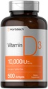 הורבאך ויטמין D3 10000 IU | 500 Softgels | Non-GMO, Gluten Free Supplement