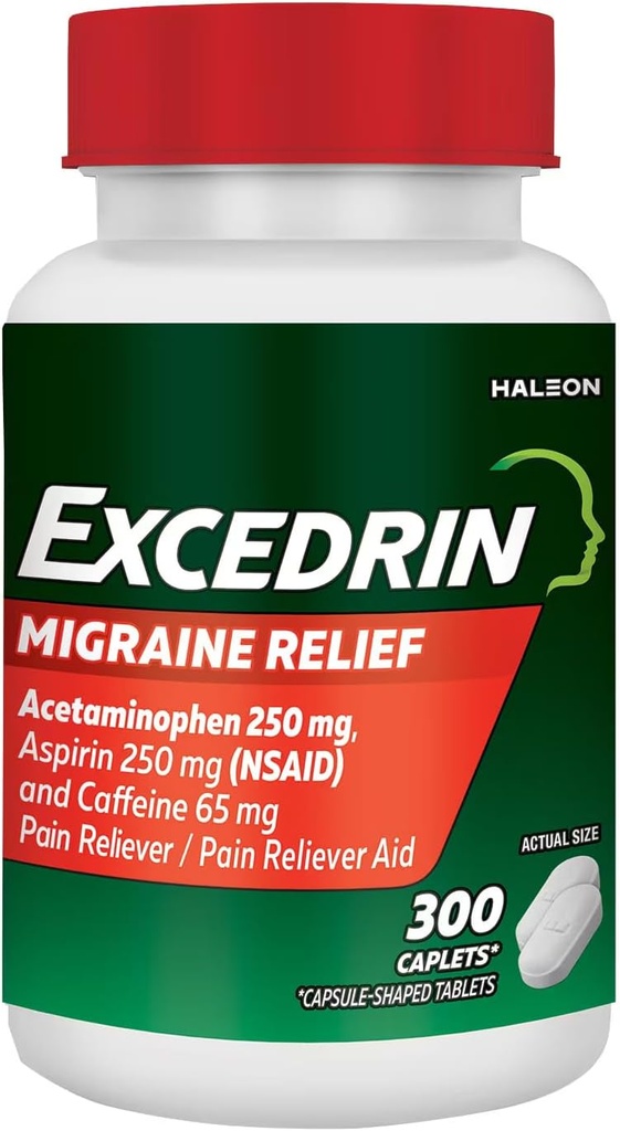 תוספת ל- Migraine Relief - 300 Count