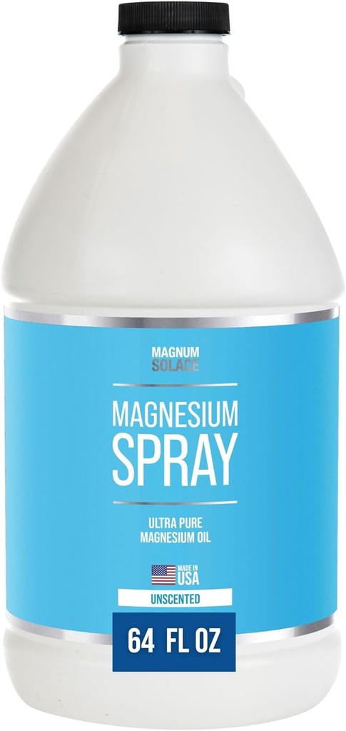 Magnesium Spray - Big 64 oz USP כיתה טהורה מגנזיום שמן Spray - Made in USA