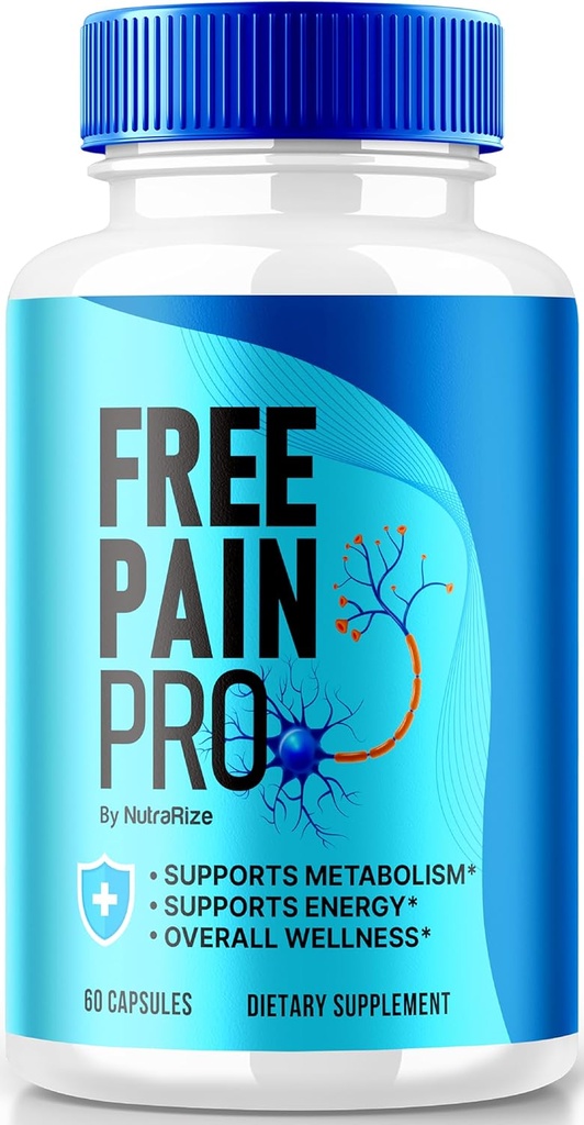 NutraRize Free Pain Pro כמוסות, רשמי Keto פורמולה עבור Fit and Healthy Body, כל תוספת טבעית לתמיכה בסך הכל בריאות, Premium FreePainPro Pills Review (60 קפסולות)