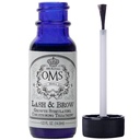 OMS Natural Eyelash Growth Serum - Premium Eyelash Enhancing Formula with Castor Oil & Batana שמן אורגני - Thicker, Longer Lashes and Eyebrows in 5 Weeks, 8-12 חודש אספקה - Made in USA (15 מ"ל)