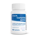 MAJOR CertaVite בכיר Multivitamin עם Antioxidants - Multivitamin עבור נשים וגברים עם Beta-Carotene, Iron, C & E - תומך חסינות, אנרגיה וחזון - 60 טבליות