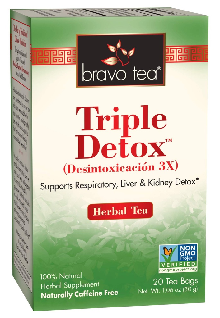 מלא תה משולש Detox Herbal Tea Caffeine חינם, 20 Tea Bags