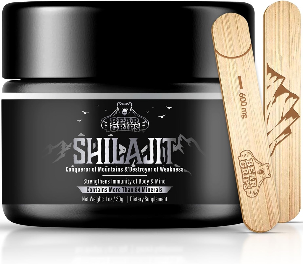 Shilajit Pure ההימלאיה אורגני - טהור ההימלאיה Shilajit תוסף - Original Shilajit עבור גברים טהור שילאג'יט Resin עם 85 + מינרלים Trace ו Fulvic Acid, תמיכה metabolism & Immune System - 30g