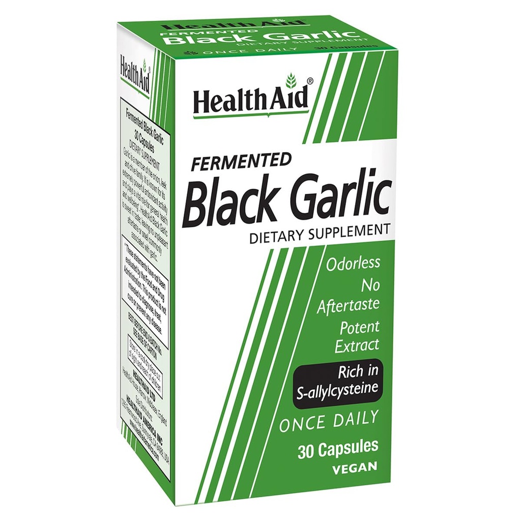 HealthAid Fermented Black Garlic - Once-Daily Odorless Softgel