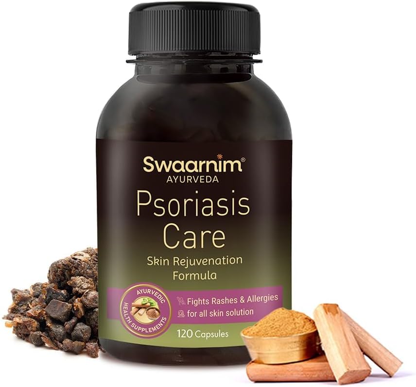 Psoriasis Care, Ayurvedic בריאות תוספי עבור נשים בריאות, לא להוסיף כימיקלים וגלוטן חינם, 120 קפסולות