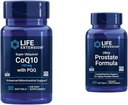 Life Extension Super Ubiquinol CoQ10 עם PQQQQ10, PQQQ & Ultra Prostate Formula, Saw Palmetto for Men, pygeum