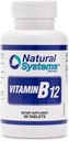 ויטמין B12 60 טבליות 1000 mcg על ידי מערכות טבעיות - B12 ויטמינים 1000 מ"ג למבוגרים עוזר Stimulate Memory* - ויטמין B12 1000 mcg עבור Good Digest * - ויטמין B12 אנרגיה Metabolism תמיכה *