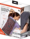 Calming Heat Massaging Weighted Pad by Sharper Image- Weighted Electric Heating Pad with Massaging Vibrations, 9 הגדרות- 3 Heat, 6 עיסוי- 18 שילובים מרגיעים, 12" x 24, 4 lbs