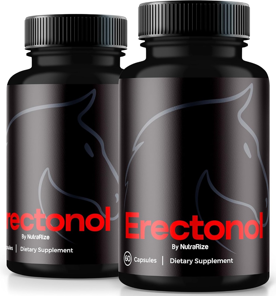 (2 Pack) Erectonol קפסולות לגברים, Erectonol זכר דיאטה תוספת, יומית פורמולה עבור בריאות גברים ו Peak Performance, גלולות פורמולה מתקדמות עבור סגנון חיים פעיל, ביקורות (120 קפסולות)